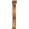 Ekena Millwork Funston Slat Smooth Bracket w/ Offset Brace, Western Red Cedar, 5 1/2"W x 28"D x 40"H BKT0604X28X40FST06SWR - alternate 4